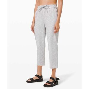 Lululemon Keep Moving Crop 23" Wee Are From Space Nimbus Battleship - Size: 8